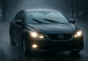 Car In Rain Weather Safety Tips